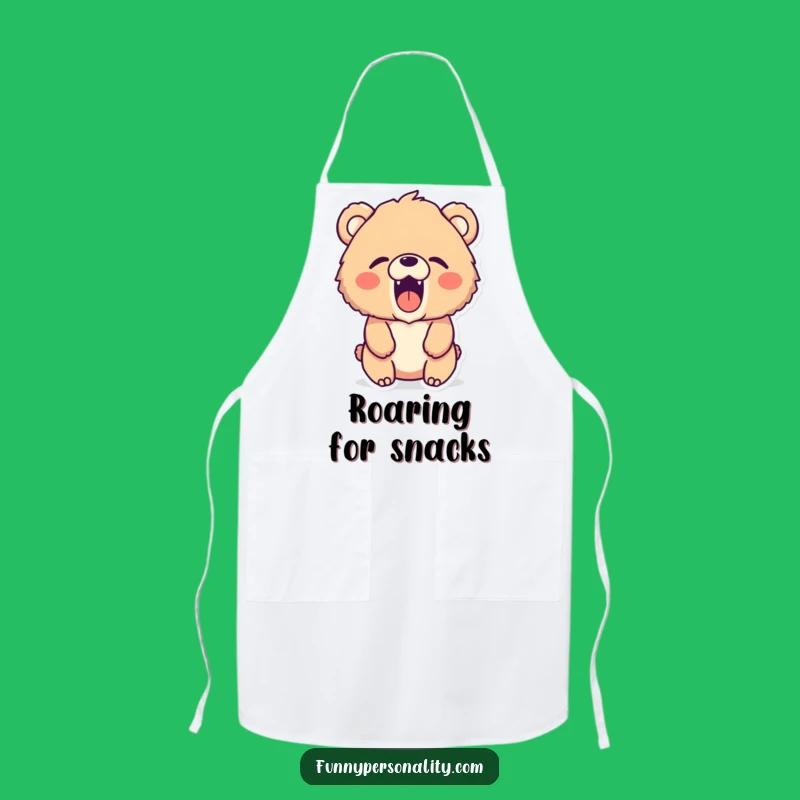 Funny Bear Kitchen Apron: Roar-some Cooking, Mess-Free Fun, Perfect Funny Gift