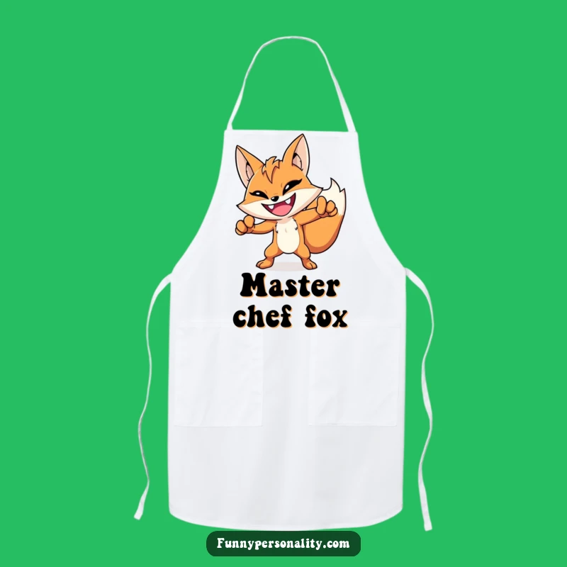 Funny Hero Fox Apron: Protect Your Clothes While You Tackle Your Day