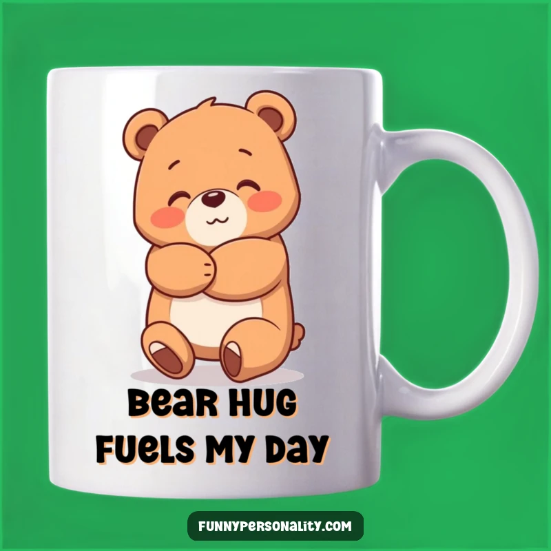 Funny Bear Hug Mug: Adorable Character Gift for Cozy Moments