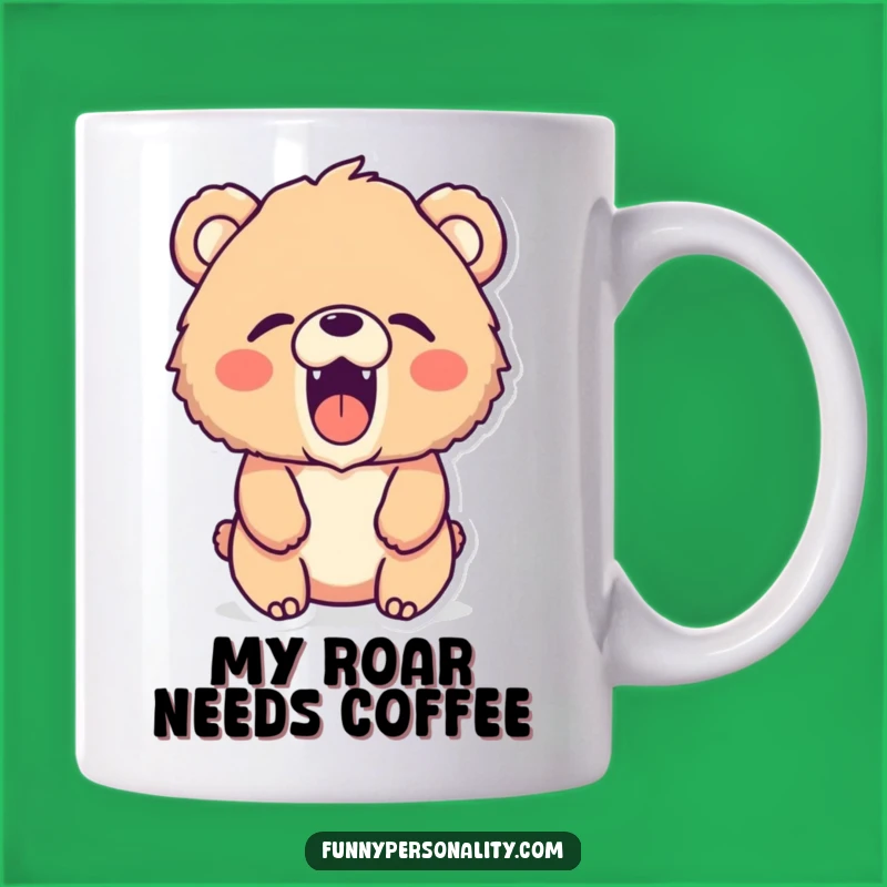 Funny Bear Art Mug: Adorable Roar & Giggle, Perfect Funny Gift for Bear Lovers