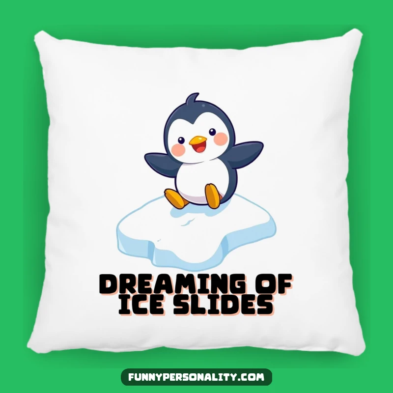 Funny Penguin Pillow: Snuggle Up with Icy Smiles and Cozy Comfort!