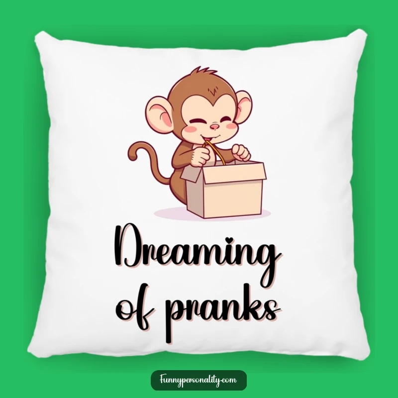 Funny Monkey Prank Pillow: Snuggle Up with This Mischievous Character's Hilarious Comfort