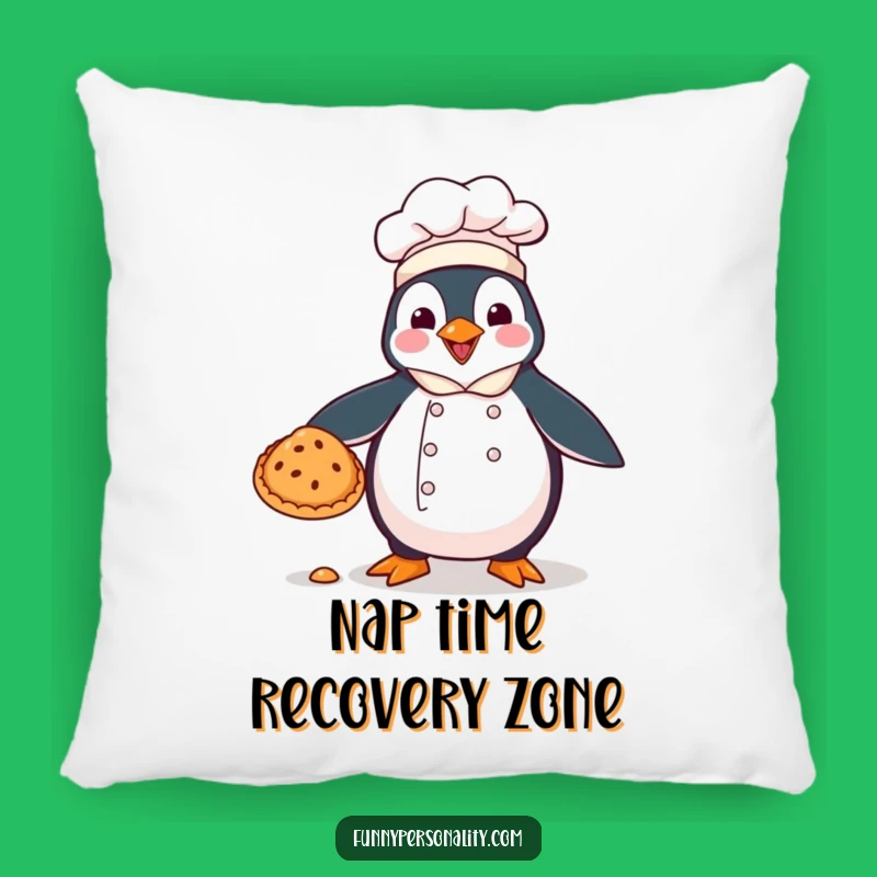 Funny Penguin Chef Pillow: Cozy Up with Hilarious Kitchen Calamities