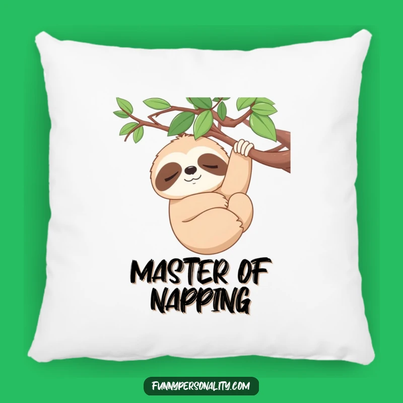 Funny Sleepy Sloth Pillow: Cozy Serene Comfort, Adorable Funny Gift