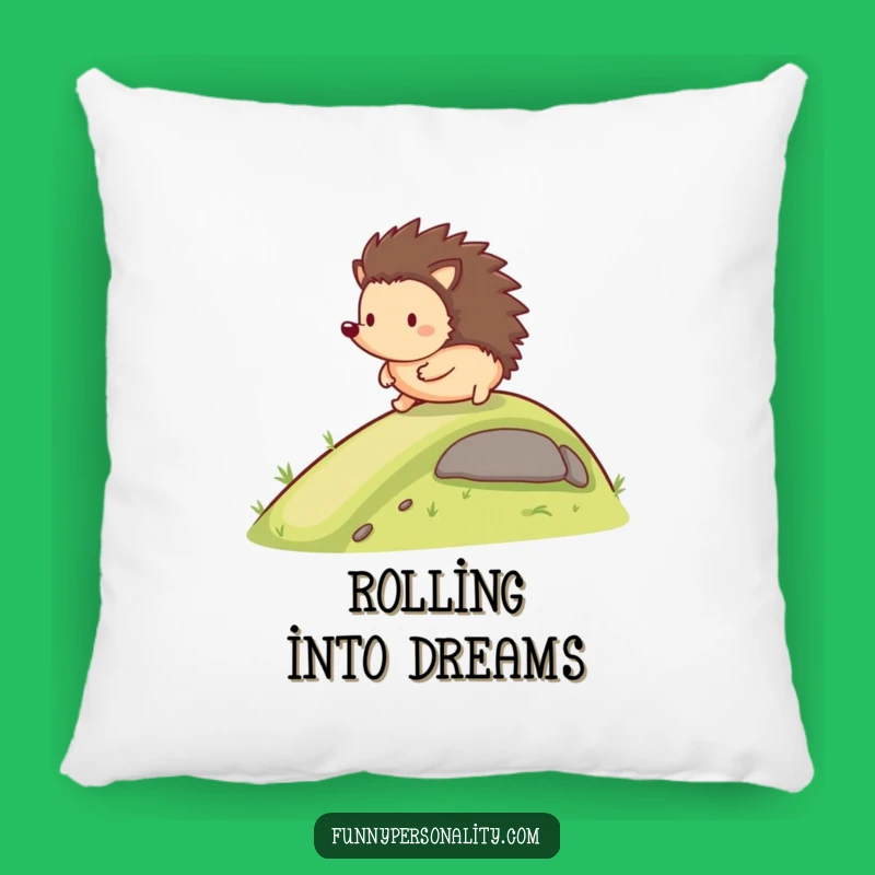 Funny Hedgehog Rolling Pillow: Cozy Joy, Adorable Funny Gift