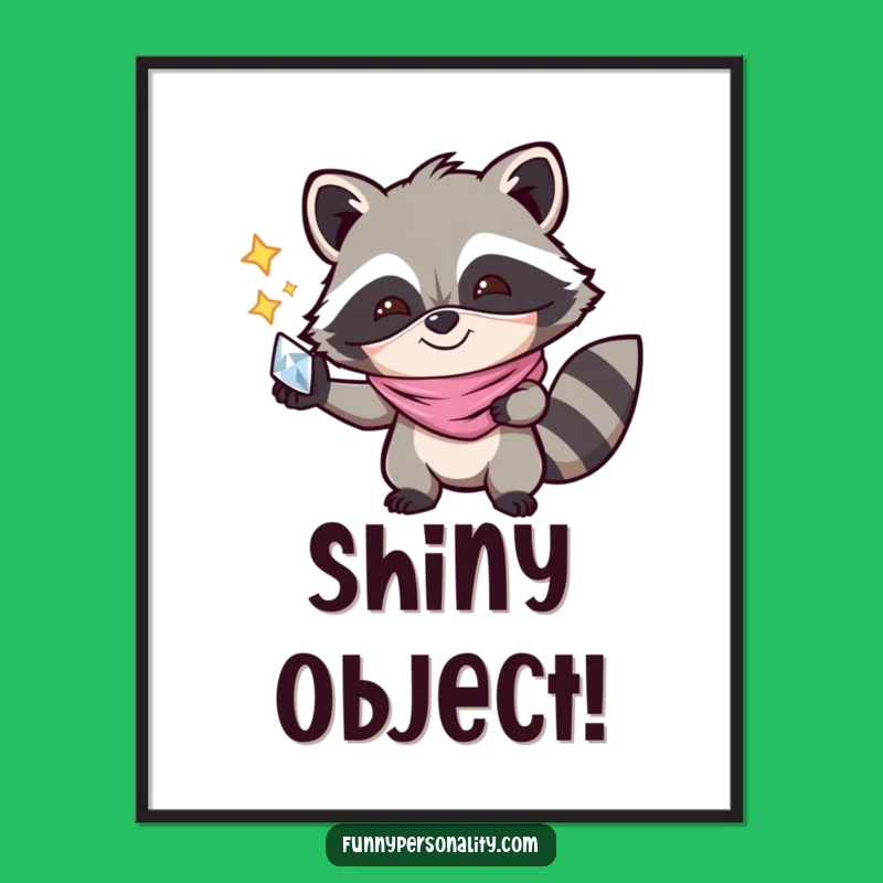 Funny Raccoon Mask Digital Art - Joyful Printable for Mischievous Decor