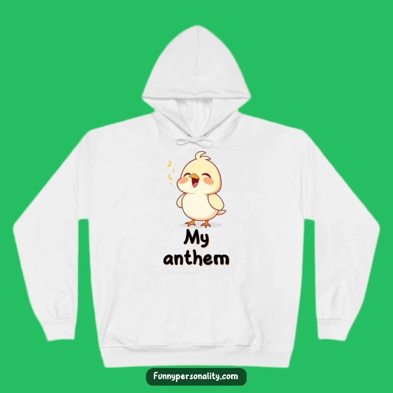 Funny Cozy Bird Hoodie - Warm Up with a Joyful Song