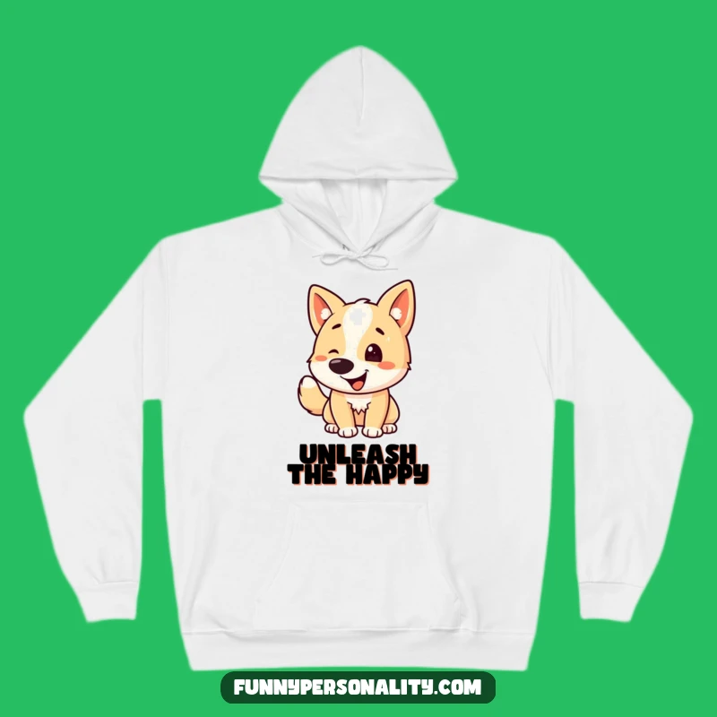 Funny Dog Wagging Tail Hoodie: Cozy Comfort and Canine Comedy!