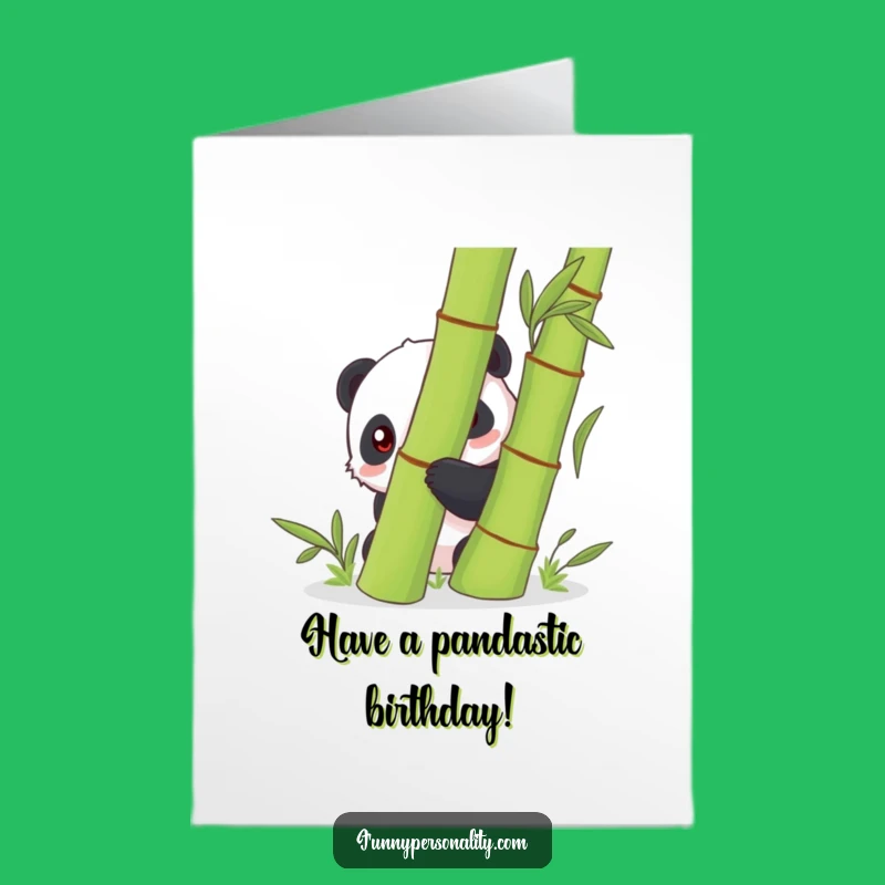 Free Printable Shy Panda Birthday Card: Cute Downloadable Gift for Introverts