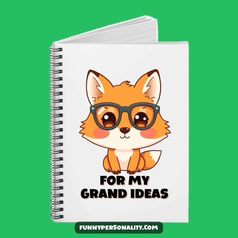 Funny Fox Notebook: Jot Down Ideas with This Curious Character Gift