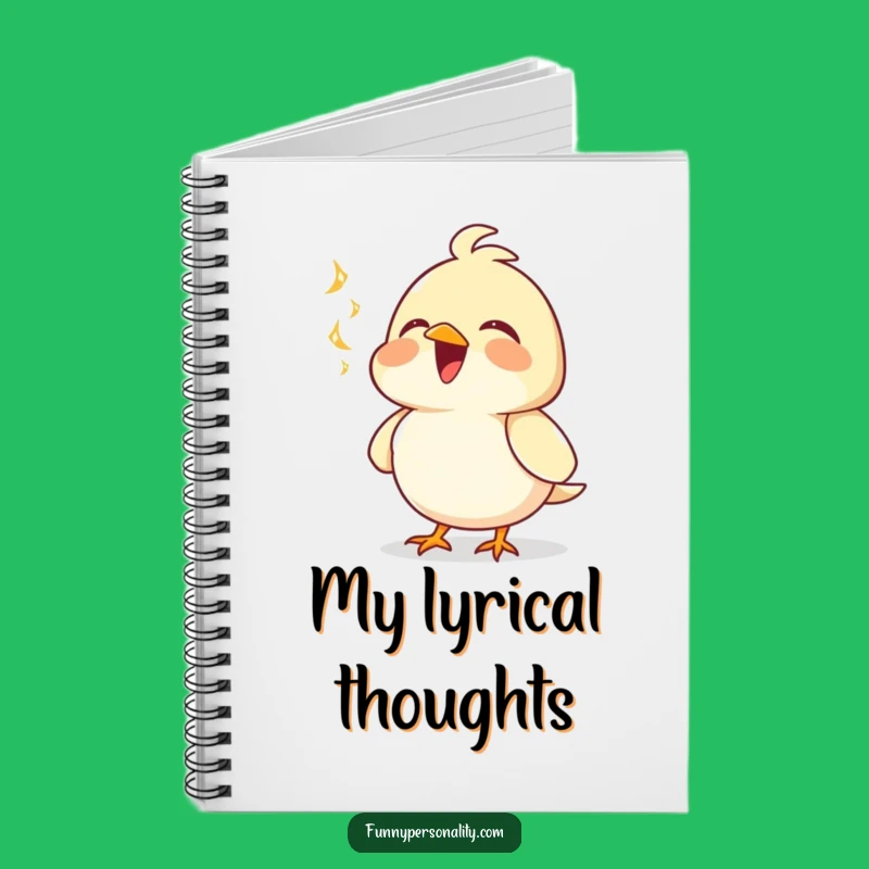 Funny Bird Notebook - Jot Down Your Joyful Tunes
