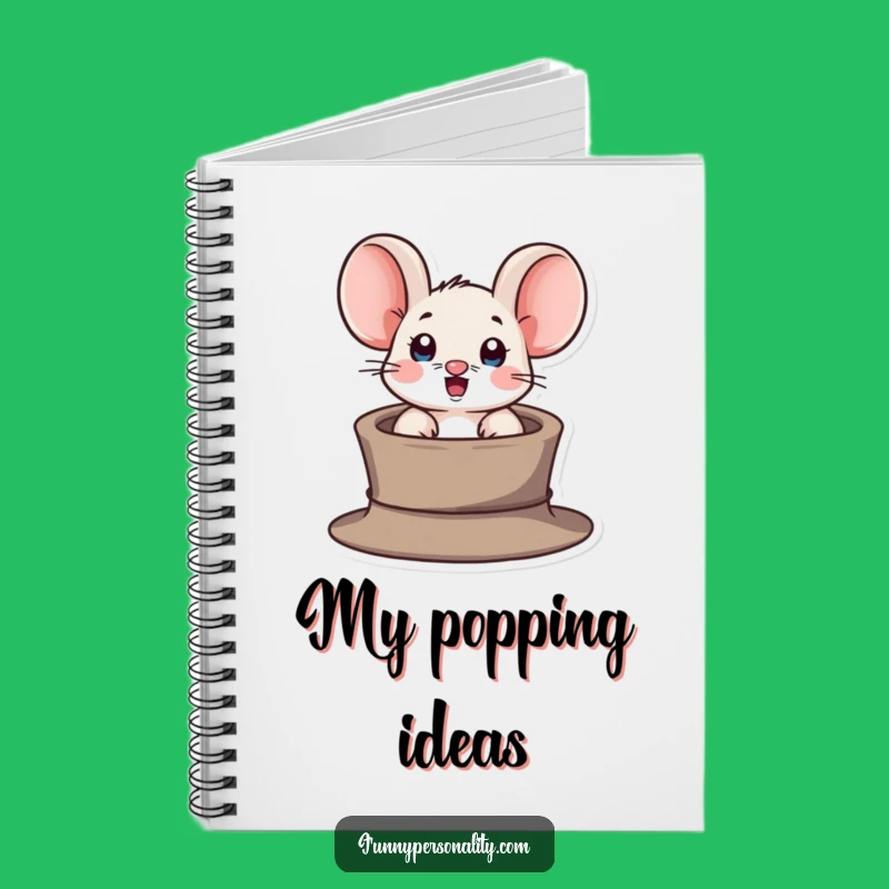 Funny Mouse Notebook: Jot Down Surprises from a Tiny Hat!