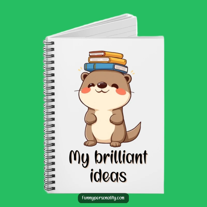 Funny Otter Journal - Book Lover Design, Creative and Hilarious Notes