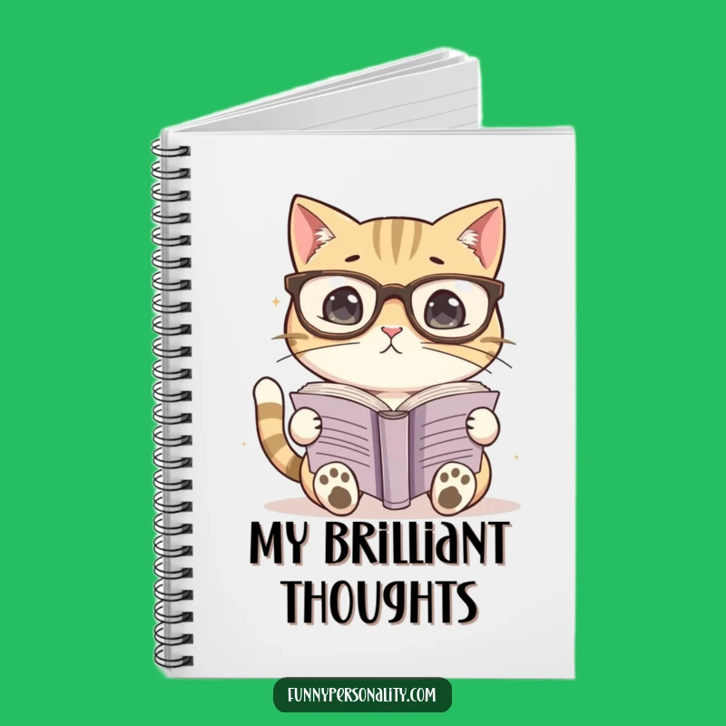 Funny Cat Scholar Notebook: Ideas for a Perfect Gift