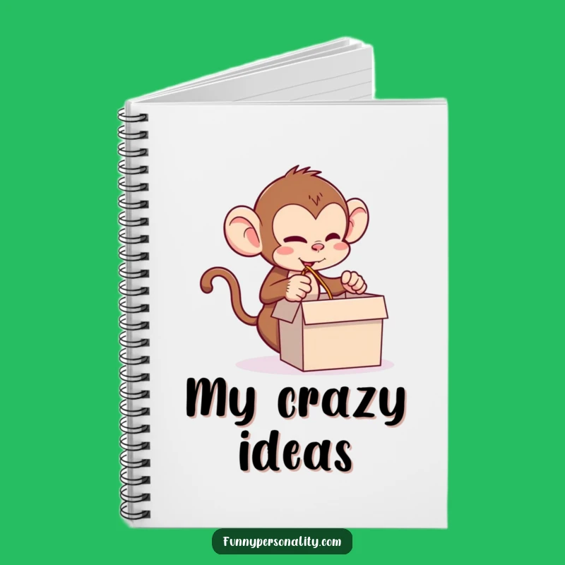 Funny Monkey Prank Notebook: Jot Down Ideas with This Mischievous Character's Flair