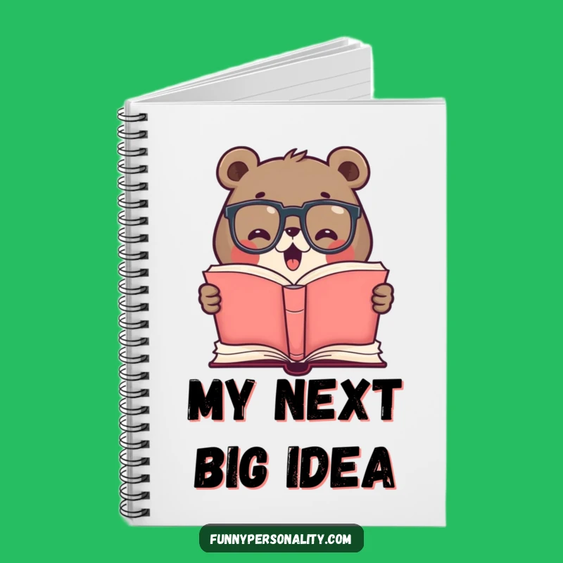 Funny Bear Reading Notebook - Smart Scholar Journal Funny Gift