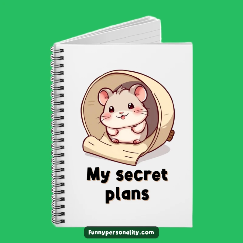 Funny Hamster Notebook: Curious Ideas, Perfect Funny Gift Journal