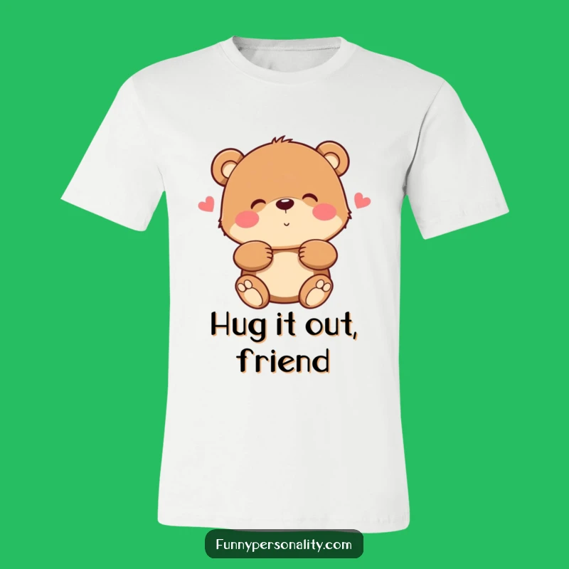 Funny Bear Hug T-Shirt: Wear Your Warmth and Humor!