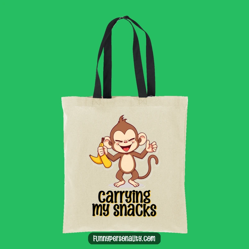 Funny Monkey Tote Bag: Juggling Bananas, Everyday Fun, Perfect Funny Gift