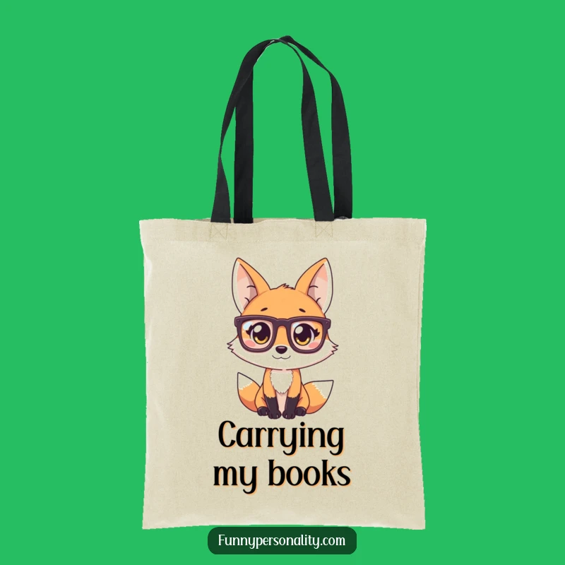 Funny Fox Tote Bag: Carry Your Curiosity, Stylish & Practical Funny Gift