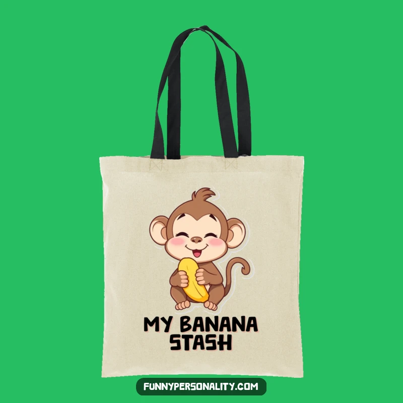 Funny Monkey Tote Bag - Carry Your Bananas in Style