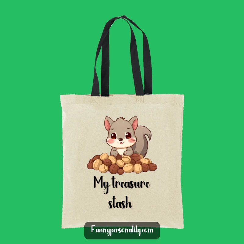Funny Squirrel Tote Bag: Carry Your Stash - Perfect Gift